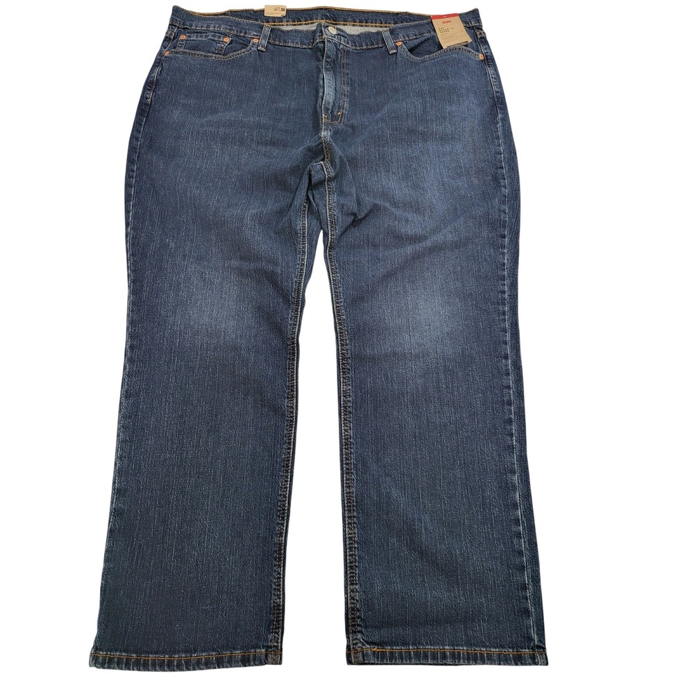 Levi's 541 Athletic Taper 18757-0143 Dark‎ Wash Blue Jeans 46x30